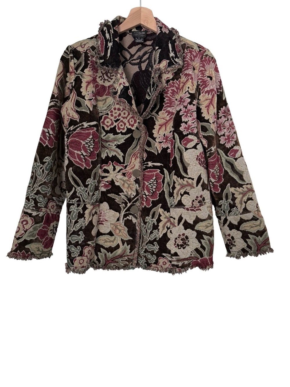 Citron Tapestry Blazer Sz S